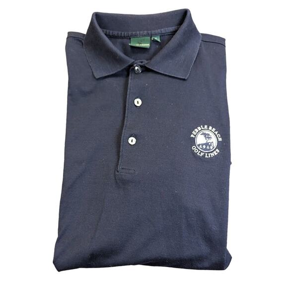 Fairway & Greene Signatures Blue Polo Golf Shirt Pebble Beach Golf Links Size SM - Picture 6 of 8